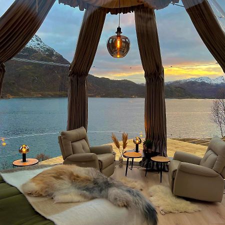 Lofoten Glampingdome Myrland 外观 照片