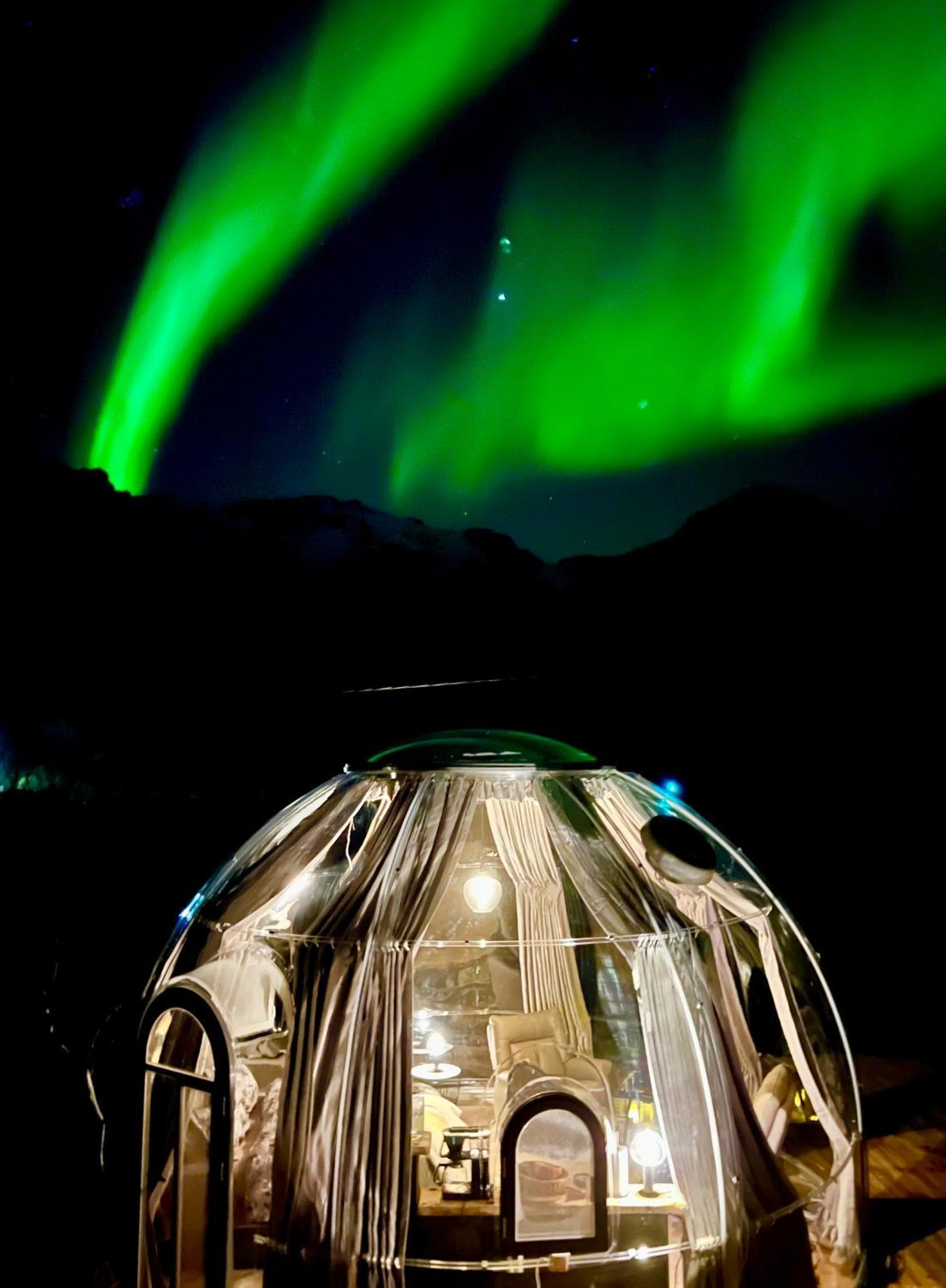 Lofoten Glampingdome Myrland 外观 照片