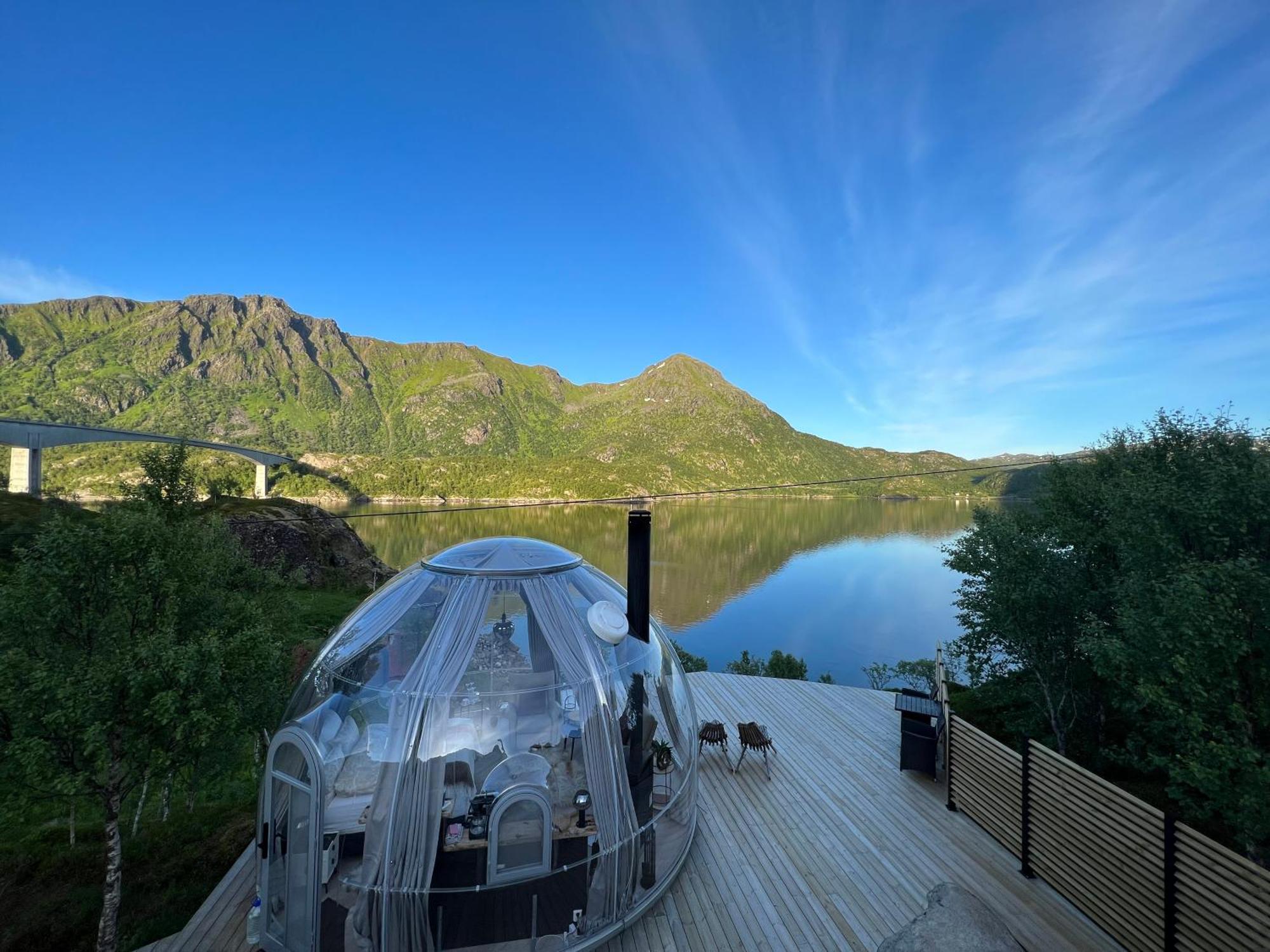 Lofoten Glampingdome Myrland 外观 照片