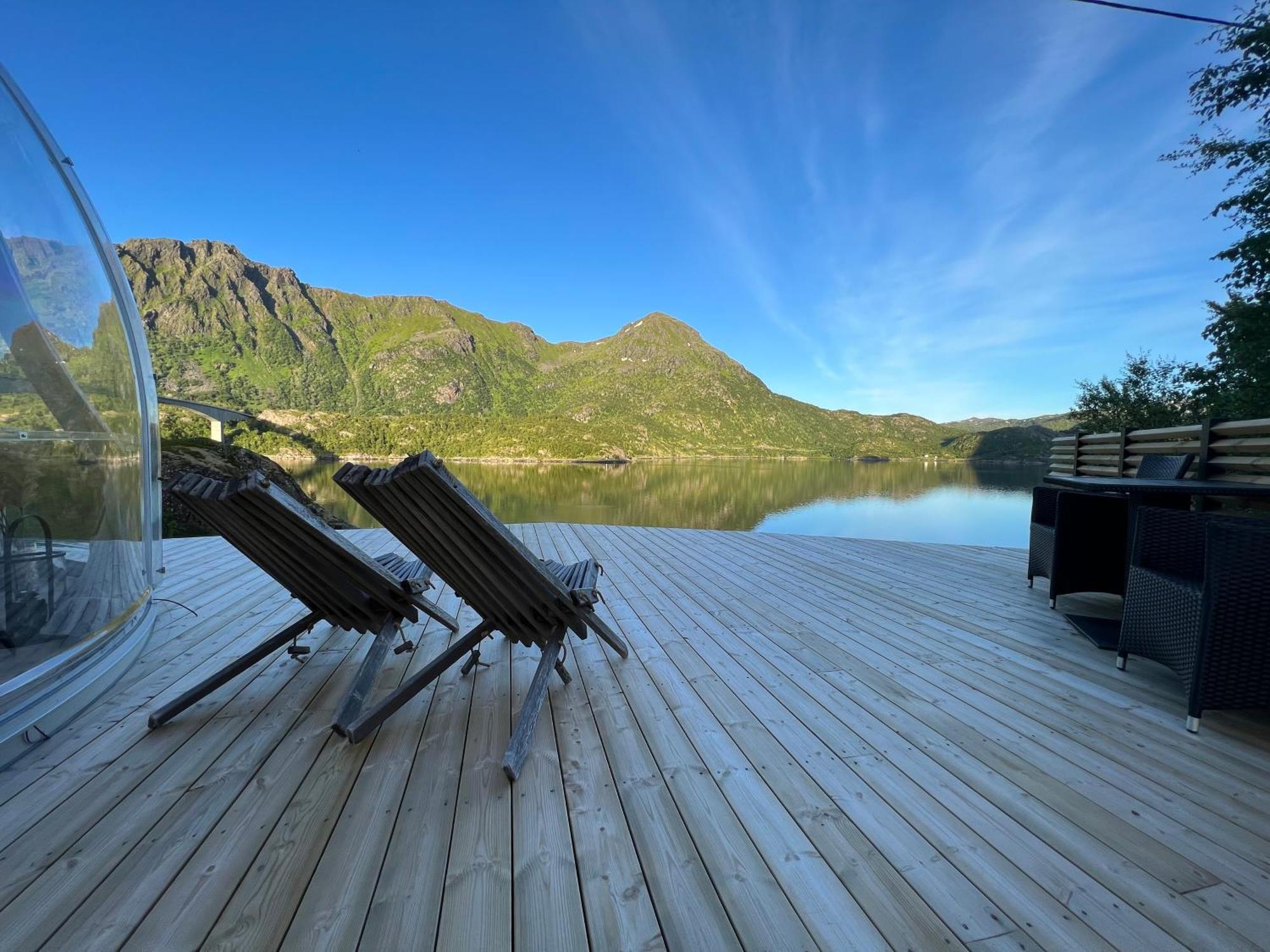 Lofoten Glampingdome Myrland 外观 照片